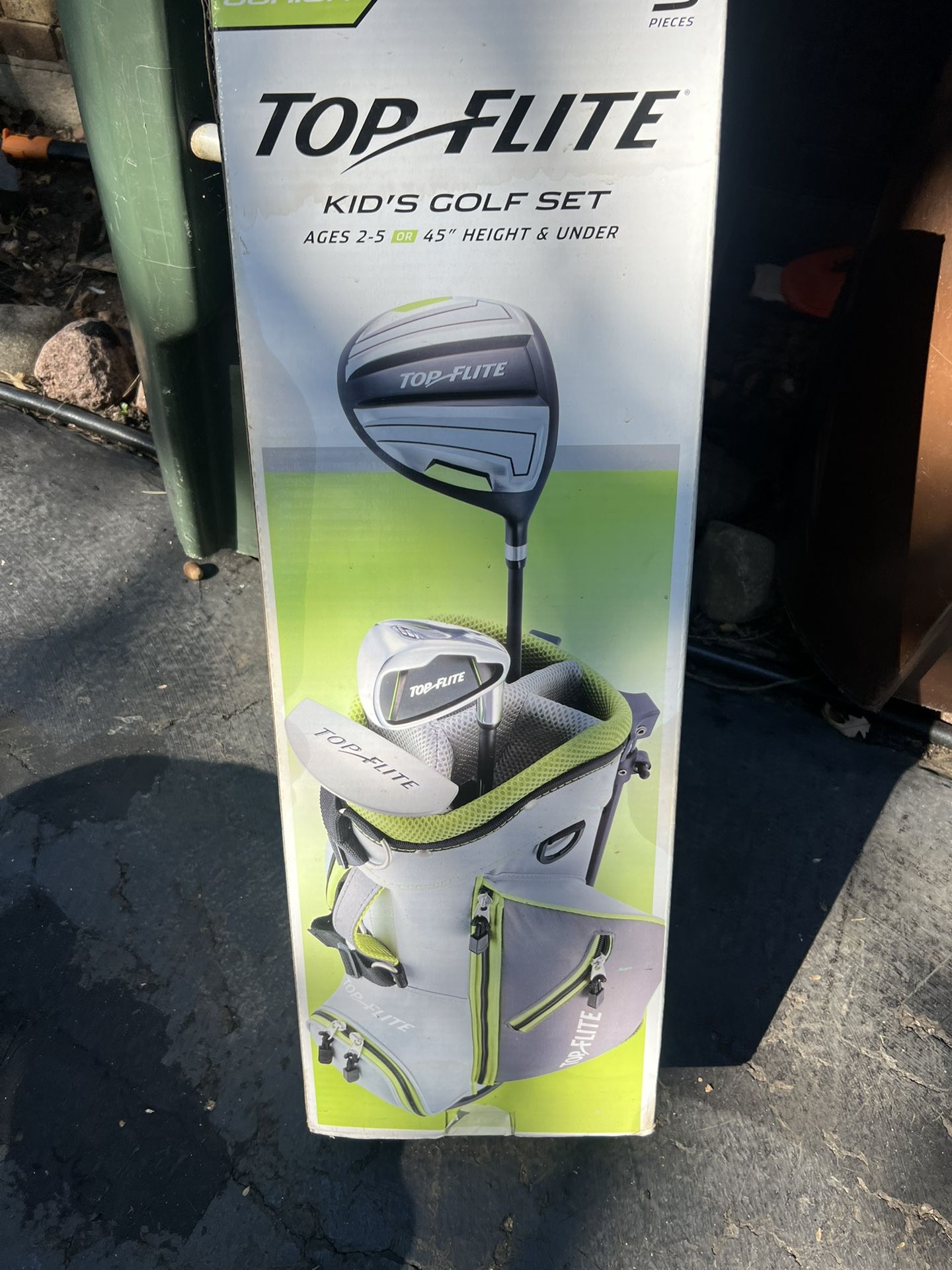 Kids Right Hand Top Flite 3pc Golf Set