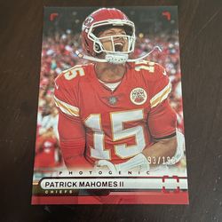 PATRICK MAHOMES 2022 PANINI PHOTOGENIC #93/199 SP