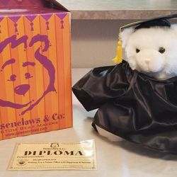 PAWSENCLAWS GRADUATION TEDDY BEAR