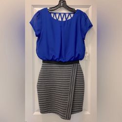 NEW WITH TAG Mini Dress With Pencil Skirt And Blouse SIZE SMALL