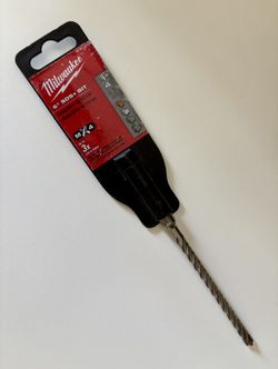 Milwaukee- 1/4 in. x 6 in. 4-Cutter SDS-PLUS Carbide Drill Bit- Brand New in Package-MX4