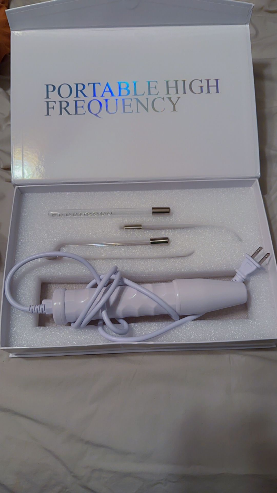 High F requency Faical Wand, Portable Device for Skincare