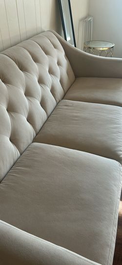 Cream colored couch