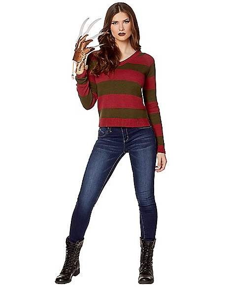 Adult Woman's Freddy Krueger Sweatshirt 