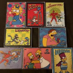 Simpson Wiggle Card 8/9Set /GID Simpsons/transparent 