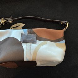 Coach Madison Satin Scarf Print Mini Bag