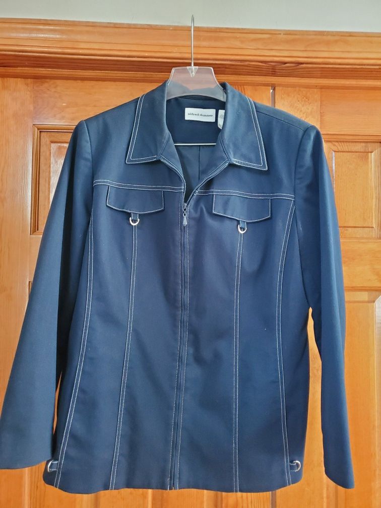 Alfred Dunner Zippered Jacket Size 16
