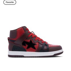 Red 93 Bape Sta Burgundy High
