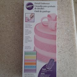 Wilton Detail Embosser Cake Decorating, Deoracion de cake