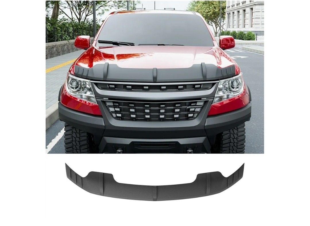 1198: Hood Deflector Compatible with 2015-2022 Chevy Colorado Hood Protector TPE Shield Replacement for 2015-2022 Chevy Colorado Accessories