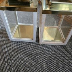 Brass And Wood Lanterns