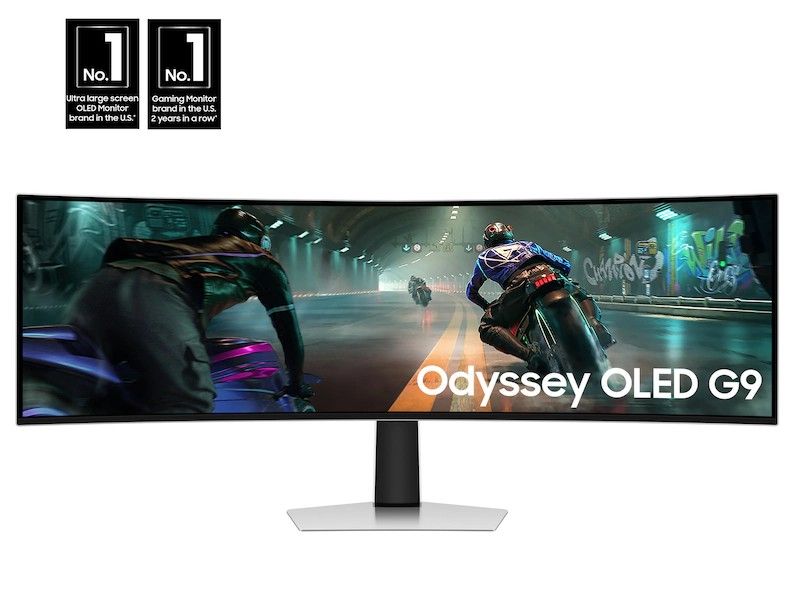 Samsung 49" Odyssey OLED G9 (G91SD) Dual QHD 240Hz 0.03ms Curved Gaming Monitor