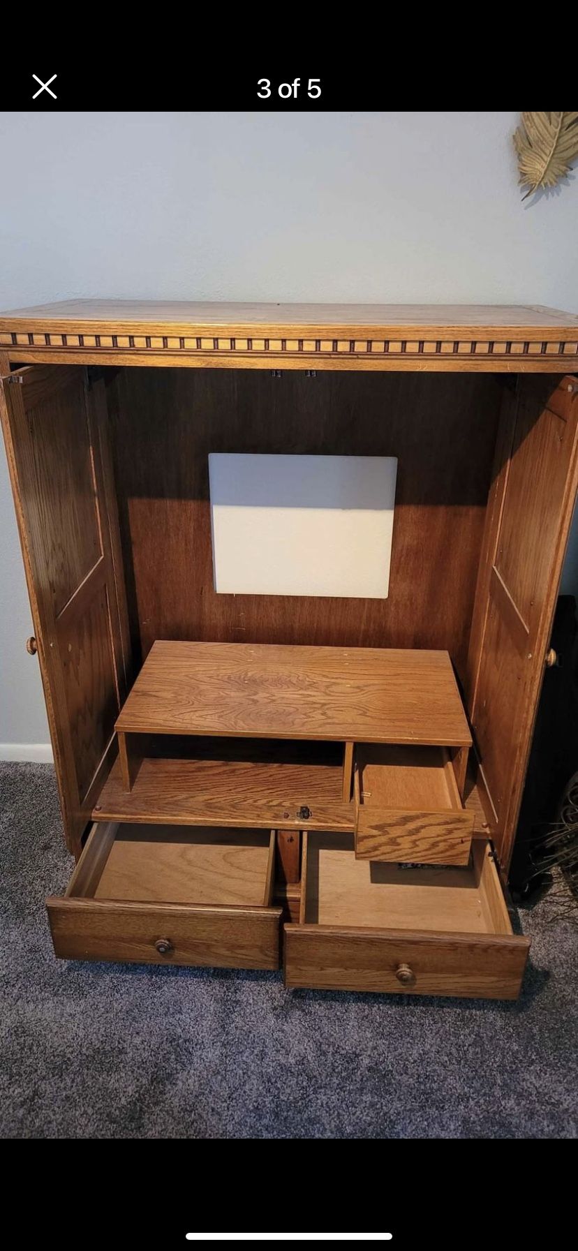 Oak Armoire
