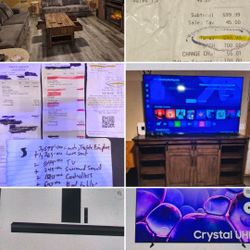 Couch Loveseat Table End Tables TV Game Controllers 10000+ Games On TV Game  Cotrollers For75in TV Games No Console Needed Got 7000 In It Ask 3000