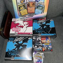 TCG Pokemon Card Bundle Set Booster Etbs And Poster Collection 