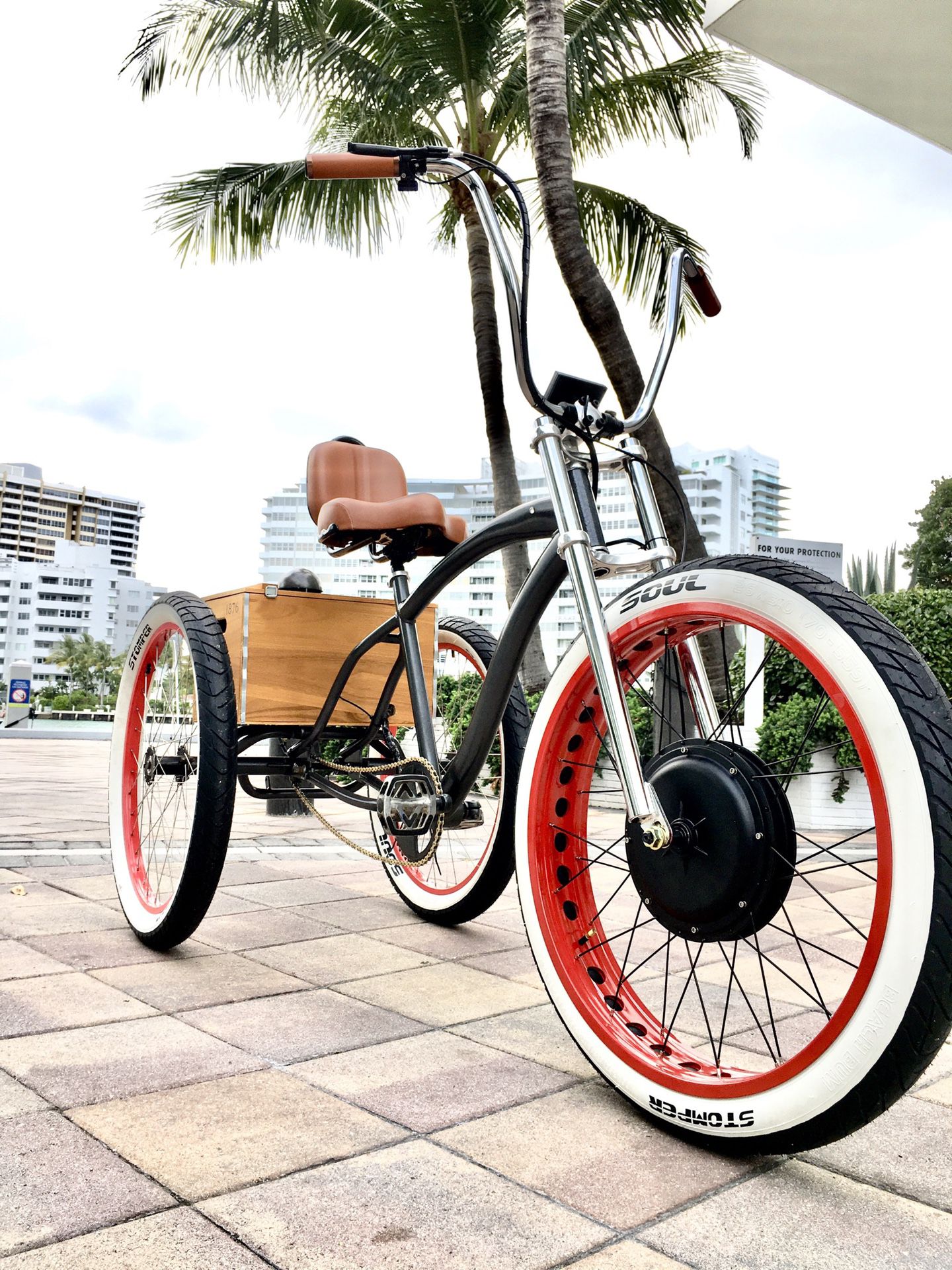 1500w custom Electric tricycle bike fat tire