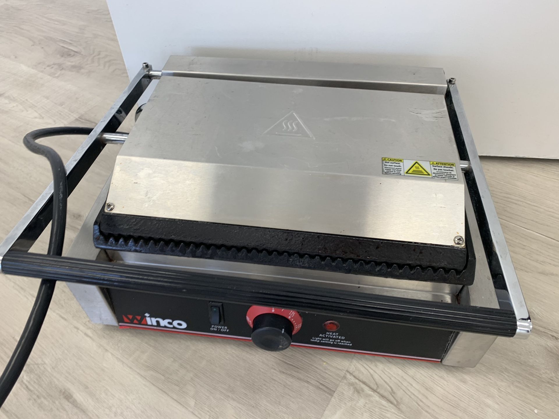 Plancha o tostadora industrial