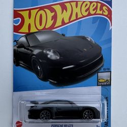 2022 Hot Wheels Porsche 911 GT3 MATTE BLACK