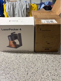 Laser pecker 4 portable dual engraver BUNDLE W/ air purifier