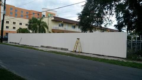 Aluminium fence