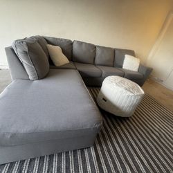 Gray Sectional Sofa 