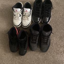 Jordan 11’s 12’s 13’s &3’s