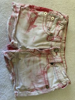 True Religion Pink Shorts Size 6