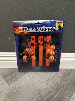 New Halloween Decor Balloons, Door Decor and Banner