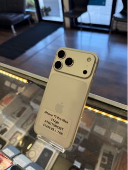 iPhone 17 Pro Max 512gb AT&T/CRICKET
