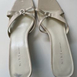 Sandals- Nine And Company Beige, Size 11