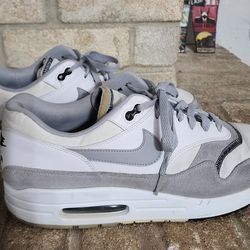 Nike Air Max 1 Wolf Grey White Shoes