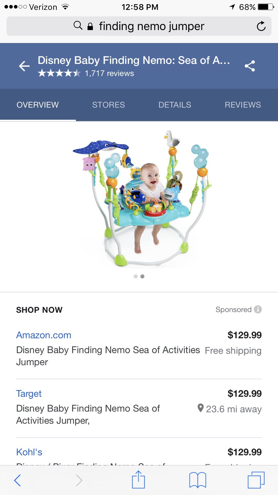 Finding nemo baby jumper