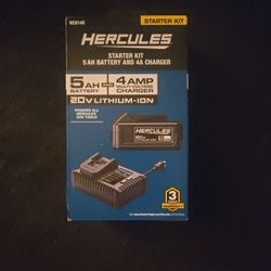 Hercules Starter Kit 5ah Battery And 4 A Charger