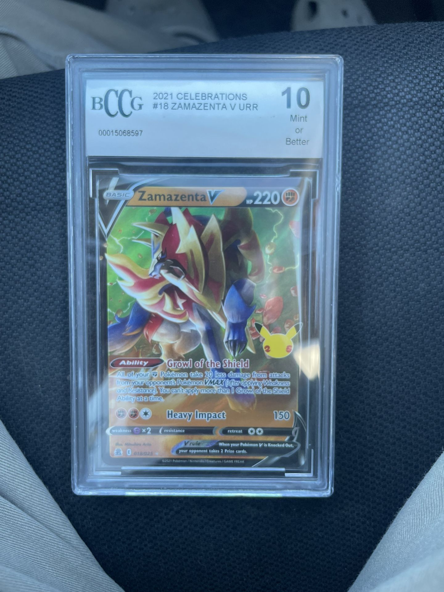 Zamazenta graded 10