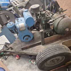 Gas powered compressor 