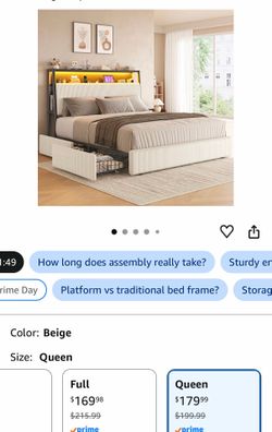 Bed frame with bed