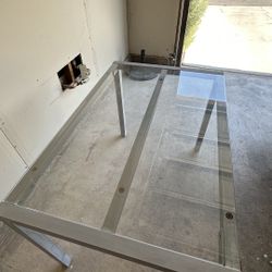 Glass Kitchen Table 
