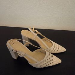 Zapatos de tacón beige elegantes – como nuevos ✨