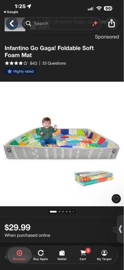 Kids play soft foam mat