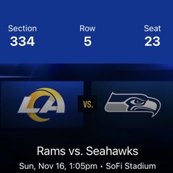 RAMS VS SEAHAWKS 