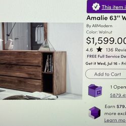 WayFair Dresser Good Condition $130 OBO Must Pick Up 