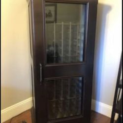 Le Cache Euro 2400 Wine Cabinet Chocolate Cherry (P/N 747)