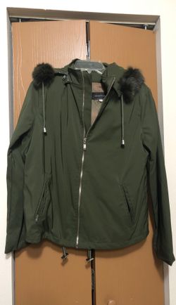 Women’s Hoodie Jacket M Medium Green