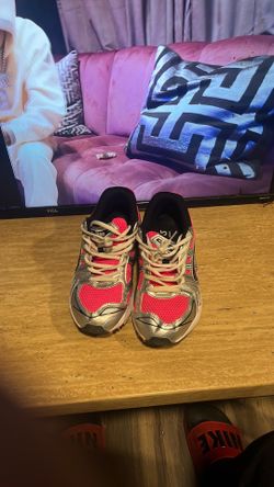 Pink asics