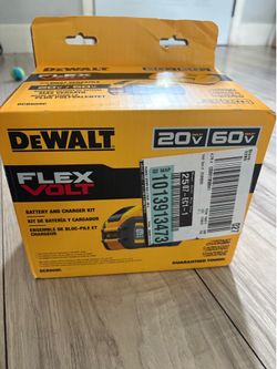 Dewalt flex volt battery and charging kit