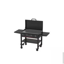 Nexgrill Daytona 4-Burner Propane Gas Griddle with Lid in Black