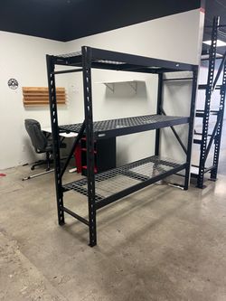 Metal shelf