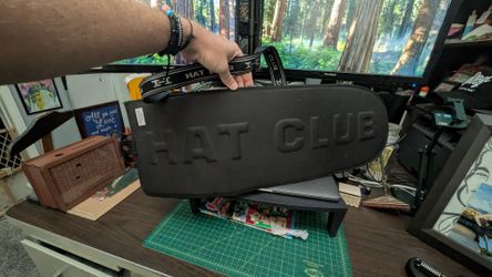 Hat Club Clear Cap Carrier Duffle Bag Fitted Hat Travel Case