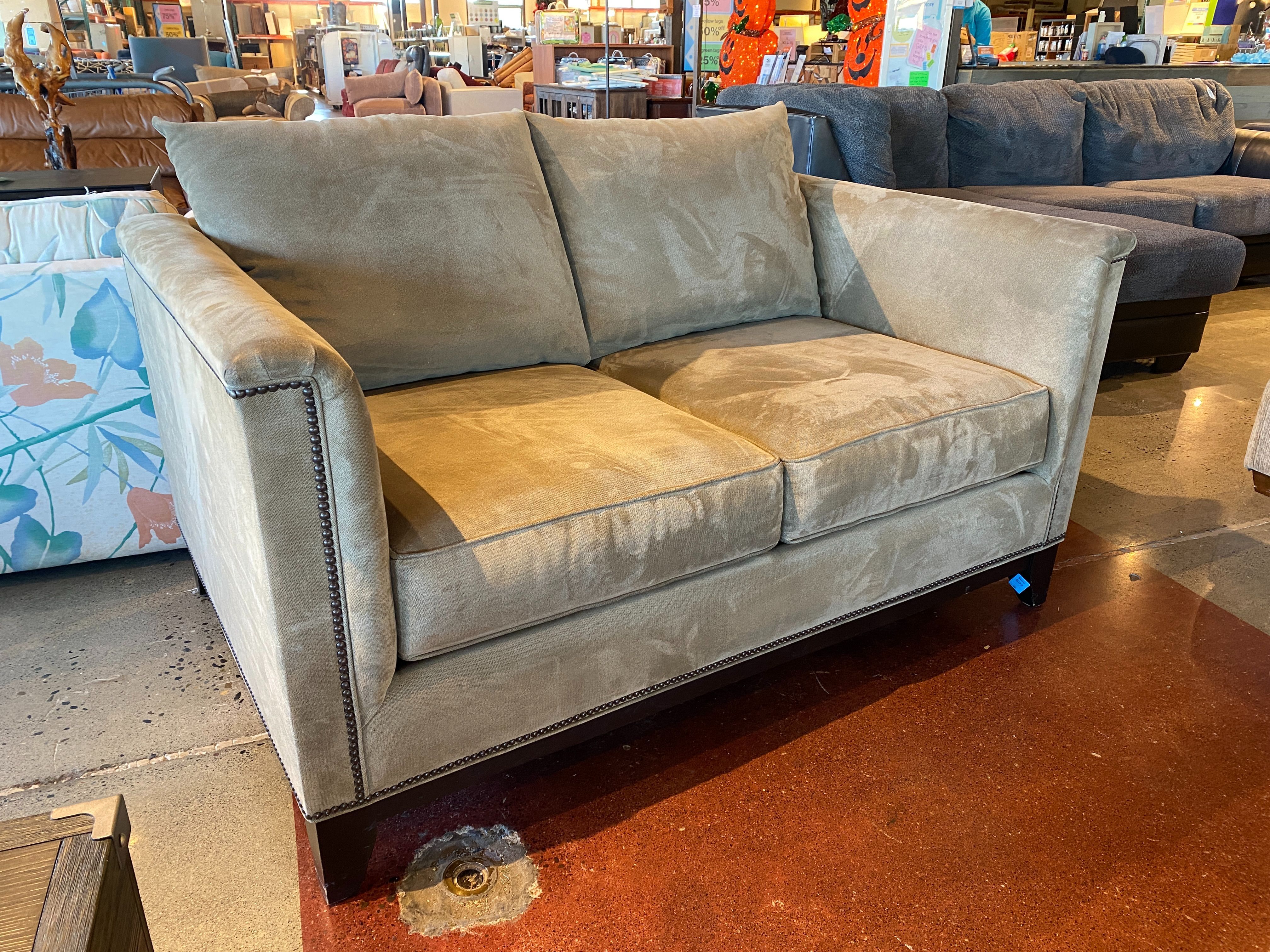 Made in USA Earthy Grey 60″ Loveseat