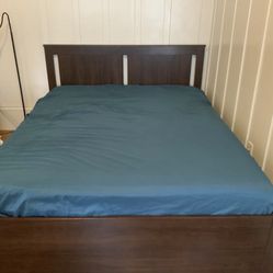IKEA memory foam mattress + Free bed frame